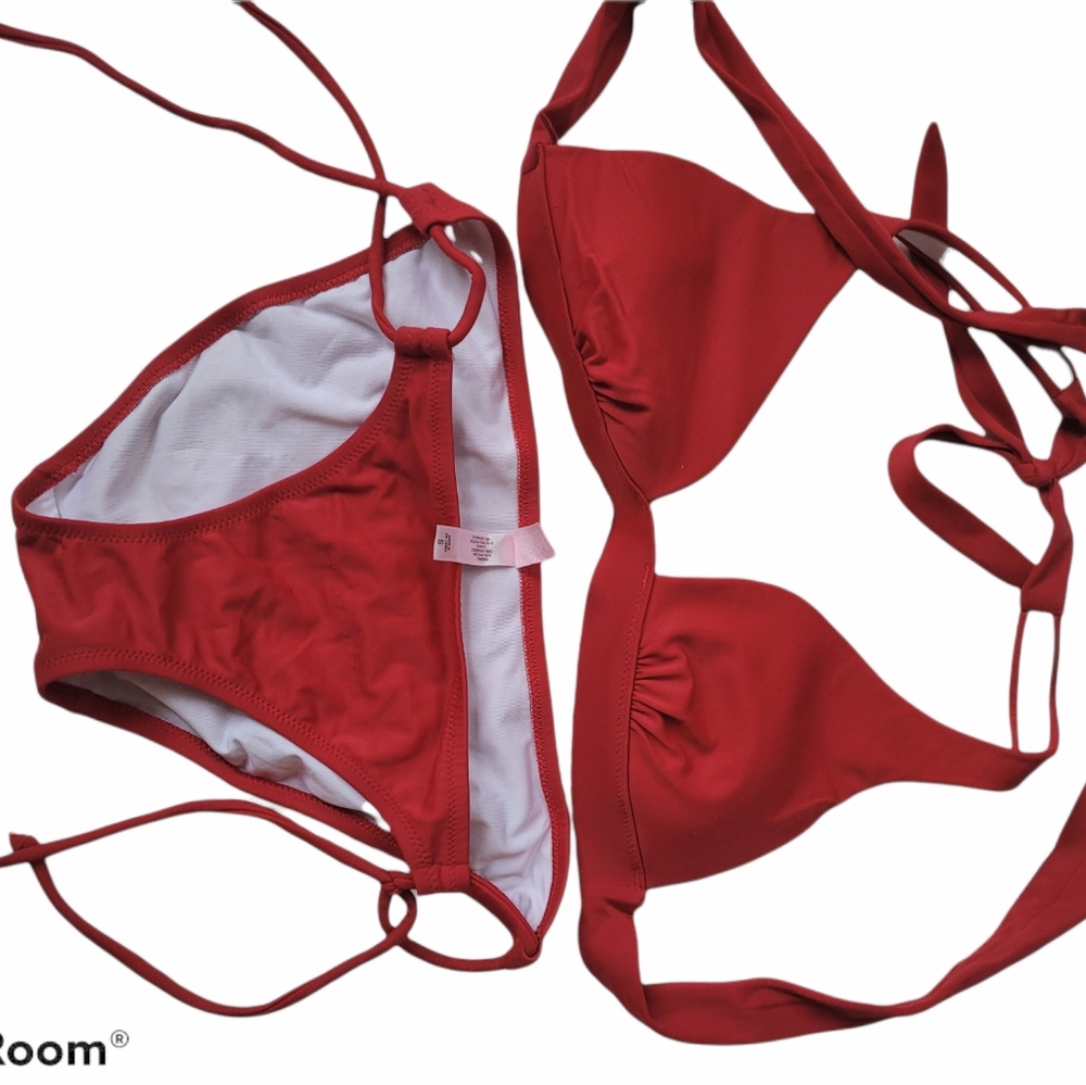 Red Victoria secret bikini